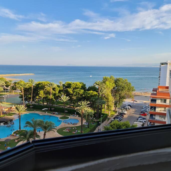 Precioso Apartamento En Cullera, Con Piscina Junto A La Playa Extérieur photo